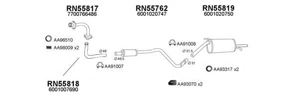Система выпуска ОГ VENEPORTE 550291