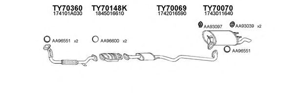 Система выпуска ОГ VENEPORTE 700069
