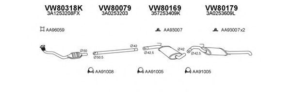 Система выпуска ОГ VENEPORTE 800142