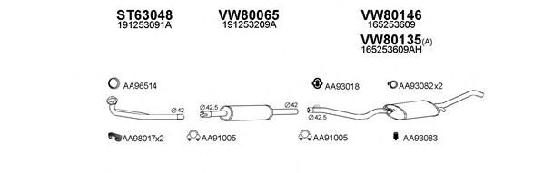 Система выпуска ОГ VENEPORTE 800242