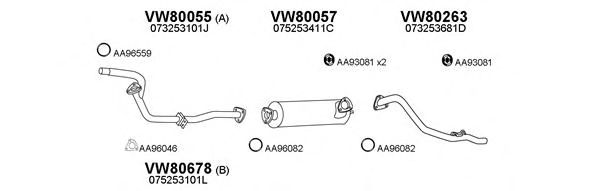 Система выпуска ОГ VENEPORTE 800508