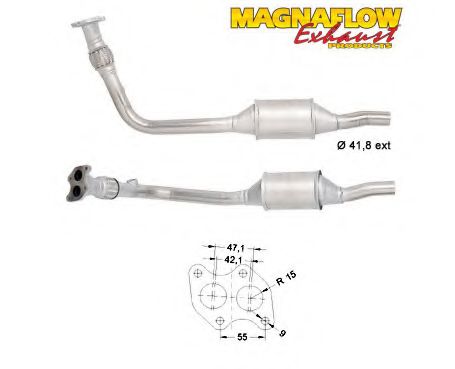 Катализатор MAGNAFLOW 87038