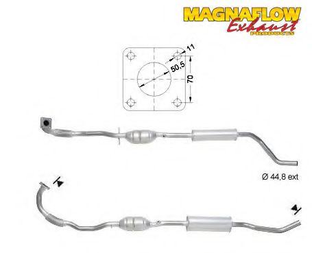 Катализатор MAGNAFLOW 70203