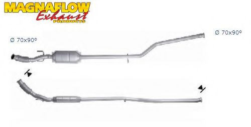 Катализатор MAGNAFLOW 76053D