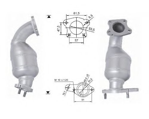 Катализатор MAGNAFLOW 69607D