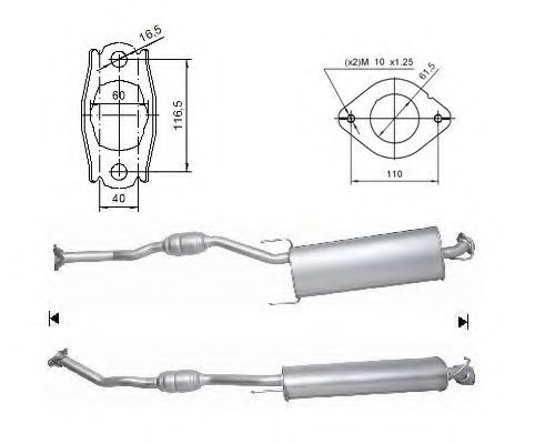 Катализатор MAGNAFLOW 68014D