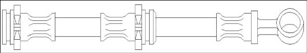 Тормозной шланг WOKING G1904.28