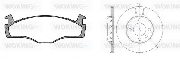 Комплект тормозов, дисковый тормозной механизм BENDIX DP85037