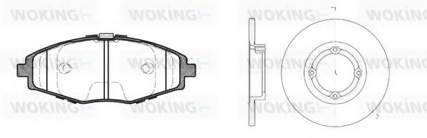 Комплект тормозов, дисковый тормозной механизм BENDIX DP15001