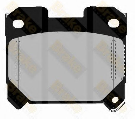 Комплект тормозных колодок, дисковый тормоз Brake ENGINEERING PA1407