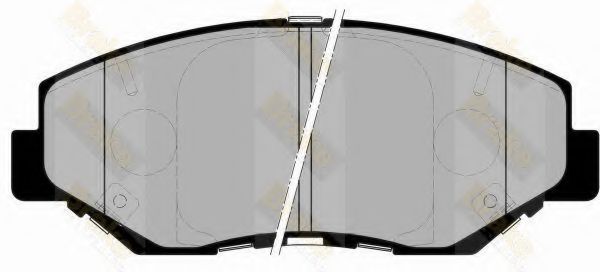 Комплект тормозных колодок, дисковый тормоз Brake ENGINEERING PA1564