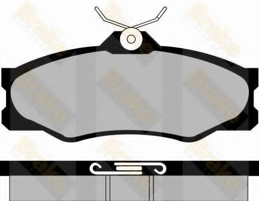 Комплект тормозных колодок, дисковый тормоз Brake ENGINEERING 20979