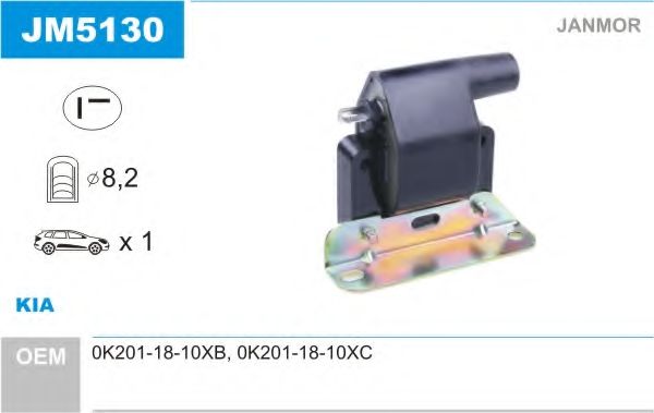 Катушка зажигания JANMOR JM5130