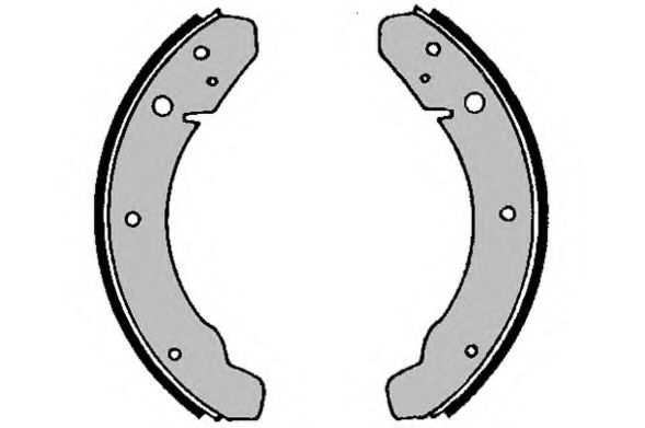 Комплект тормозных колодок RAICAM 2389