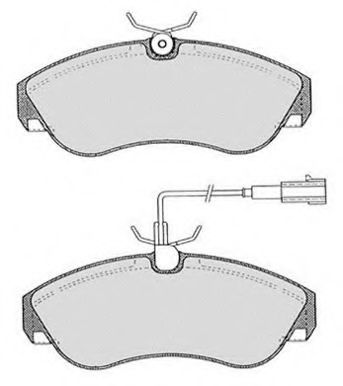 Комплект тормозных колодок, дисковый тормоз RAICAM RA.0618.1