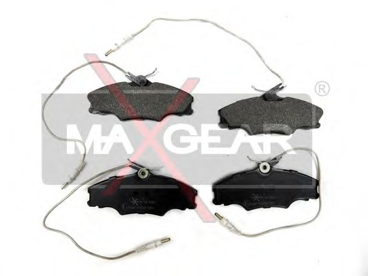 Комплект тормозных колодок, дисковый тормоз MAXGEAR 19-0551