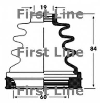 Пыльник, приводной вал FIRST LINE FCB2800