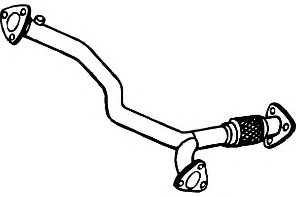 Труба выхлопного газа FENNO 1383