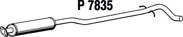 Средний глушитель выхлопных газов FENNO P7835