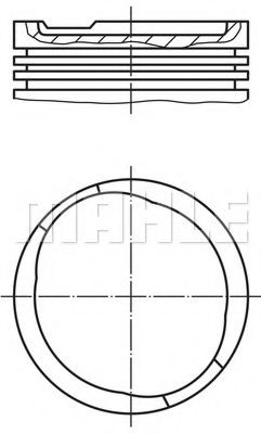 Поршень PERFECT CIRCLE 56 08648 0