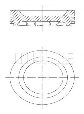 Поршень PERFECT CIRCLE 59 80528 0