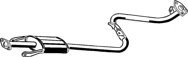 Средний глушитель выхлопных газов ASMET 26.009