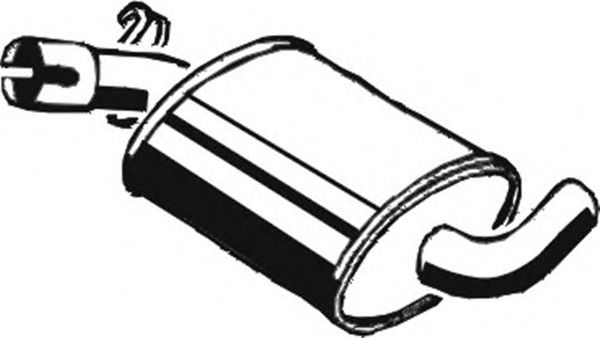 Средний глушитель выхлопных газов ASMET 03.010