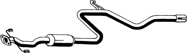 Труба выхлопного газа ASMET 14.022