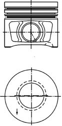 Поршень KOLBENSCHMIDT 40387620