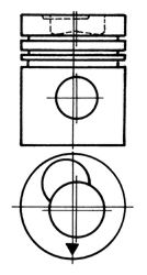 Поршень KOLBENSCHMIDT 128011