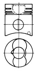 Поршень KOLBENSCHMIDT 93274600