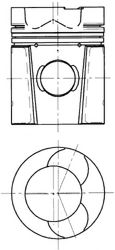 Поршень KOLBENSCHMIDT 94457600