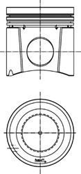 Поршень KOLBENSCHMIDT 132007