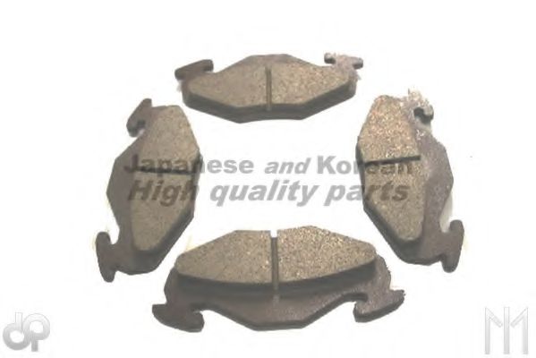 Комплект тормозных колодок, дисковый тормоз ASHUKI 1083-1008