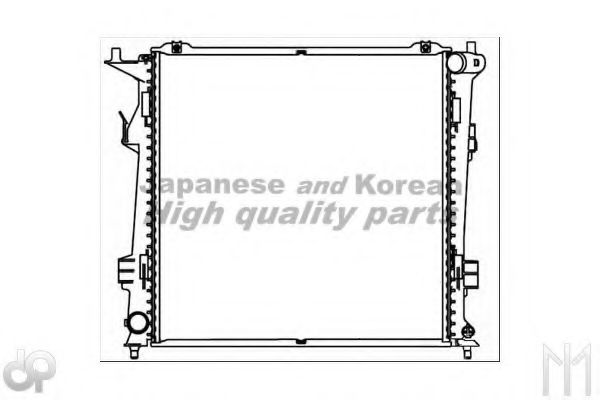 Радиатор, охлаждение двигателя ASHUKI I250-42