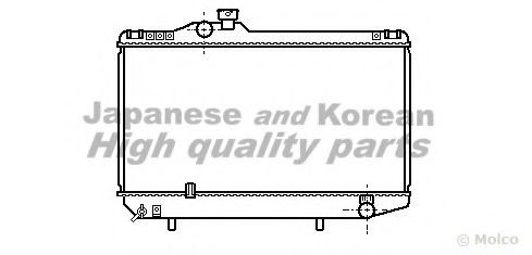 Радиатор, охлаждение двигателя ASHUKI T554-80