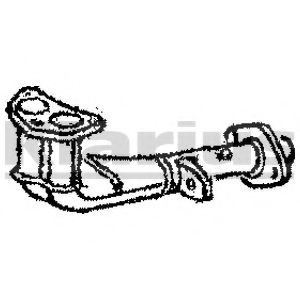Труба выхлопного газа KLARIUS 301101