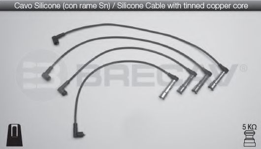 Комплект проводов зажигания BRECAV 01532