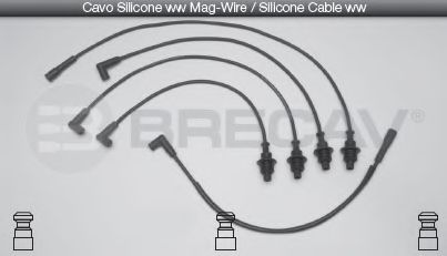 Комплект проводов зажигания BRECAV 10.510