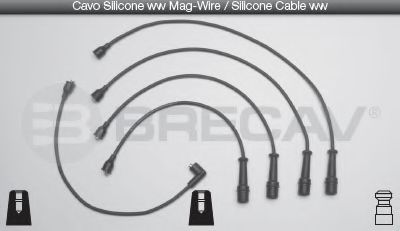 Комплект проводов зажигания BRECAV 10524