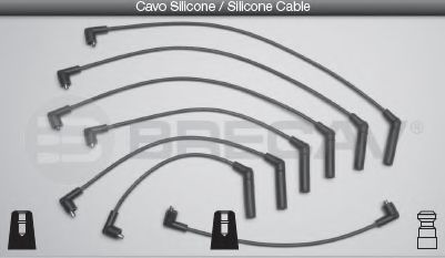 Комплект проводов зажигания BRECAV 29.520