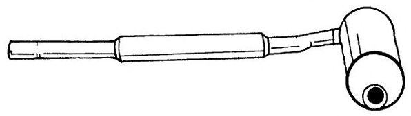 Средний глушитель выхлопных газов SIGAM 16414