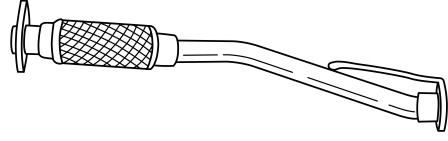 Труба выхлопного газа SIGAM 21116