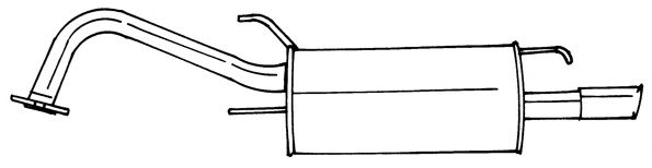 Глушитель выхлопных газов конечный WALKER 19442