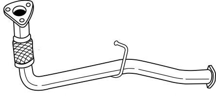 Труба выхлопного газа MTS 10104