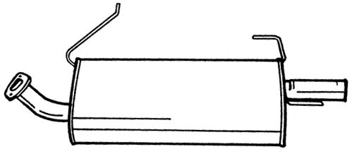 Глушитель выхлопных газов конечный SIGAM 38609