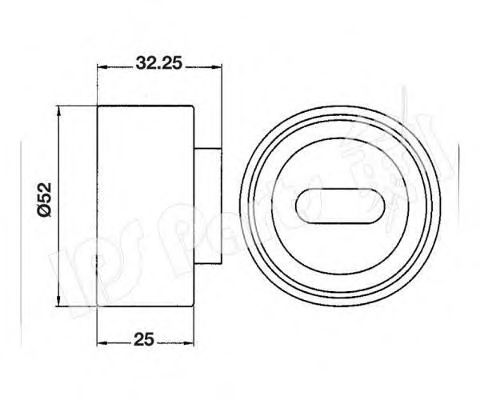 Устройство для натяжения ремня, ремень ГРМ IPS Parts ITB-6300