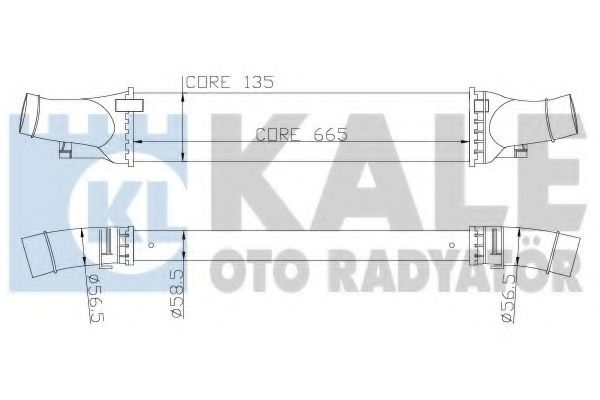 Интеркулер KALE OTO RADYATÖR 342600