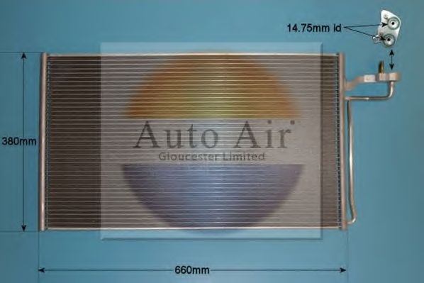 Конденсатор, кондиционер AUTO AIR GLOUCESTER 16-0004