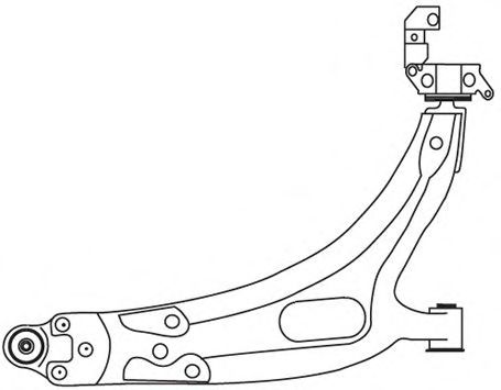 Рычаг независимой подвески колеса, подвеска колеса FRAP 1986